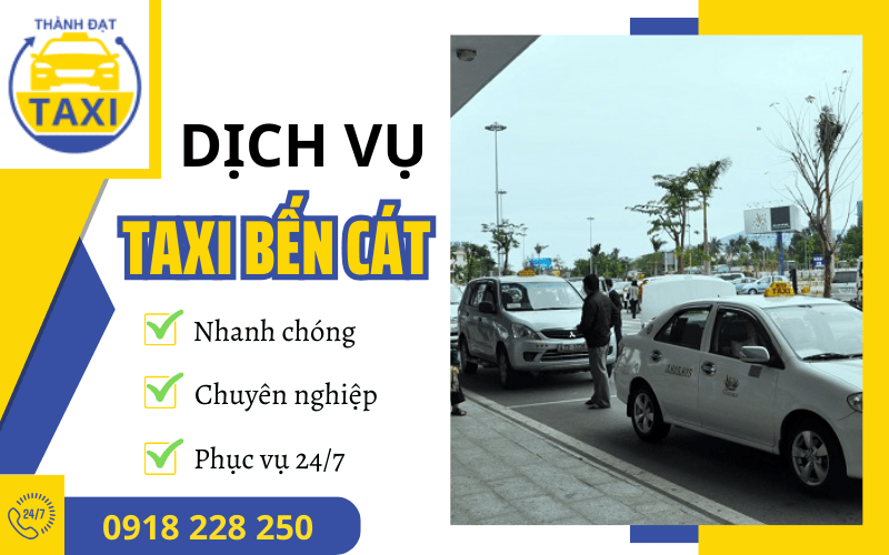 dịch vụ taxi Bến Cát